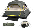 4 Person Instant Tents for Camping Setup in 50s, Cabin Tent with Rainfly