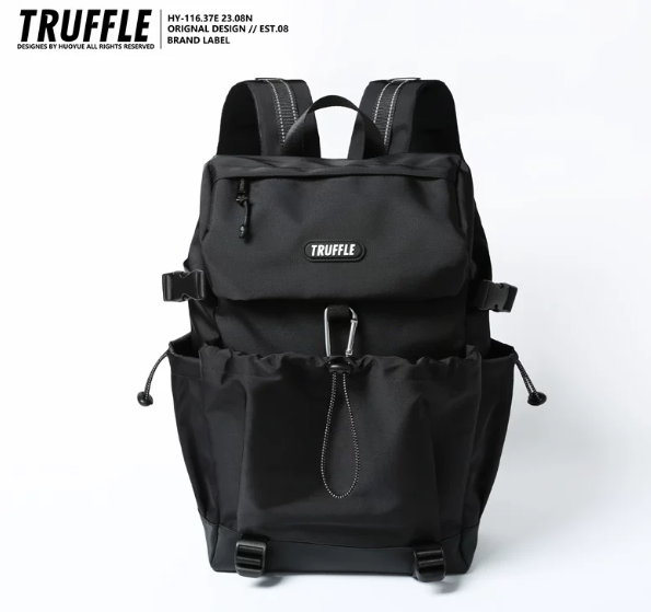 TRUFFLE Trendy High-Capacity Travel Backpack – Suitable for Junior High & High School Students (Unisex), Hiking, and Laptop Carrying