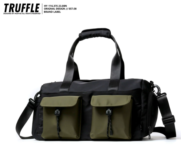 TRUFFLE Large-Capacity Travel/Handheld Bag – Unisex Shoulder & Crossbody Bag; Suitable for Sports, Gym, Short Trips, and Commuting