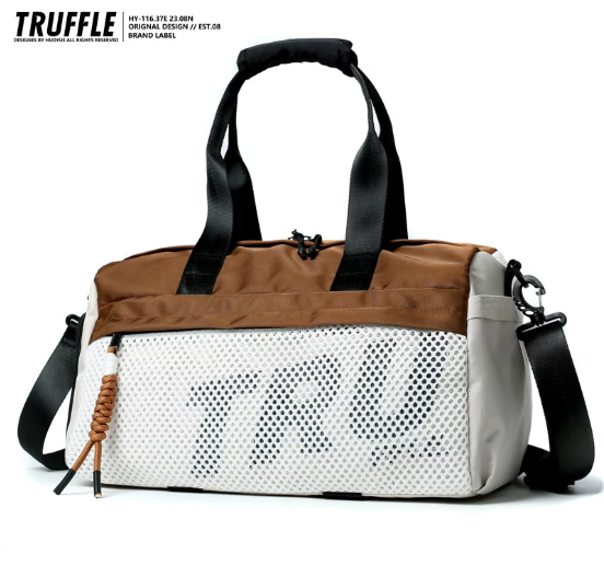 TRUFFLE Original Ethnic-Style Large-Capacity Travel Bag – Suitable for Men & Women (Shoulder/Crossbody/Gym/Short-Trip Handheld)