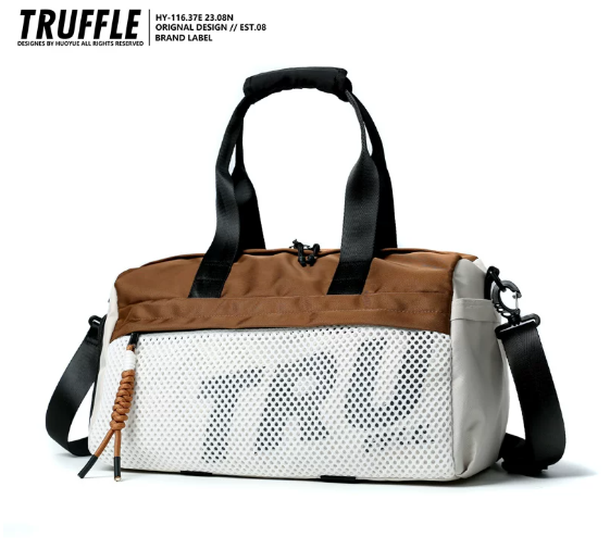 TRUFFLE Original Ethnic-Style Large-Capacity Travel Bag – Suitable for Men & Women (Shoulder/Crossbody/Gym/Short-Trip Handheld)