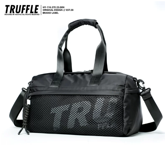 TRUFFLE Original Ethnic-Style Large-Capacity Travel Bag – Suitable for Men & Women (Shoulder/Crossbody/Gym/Short-Trip Handheld)