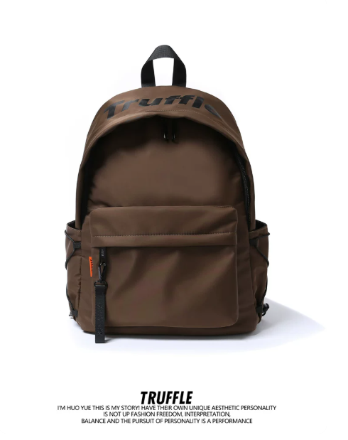 TRUFFLE Casual Lightweight Travel Backpack – Large-Capacity Bag for Male College Students, Junior High Students, and Women; Suitable for Laptops