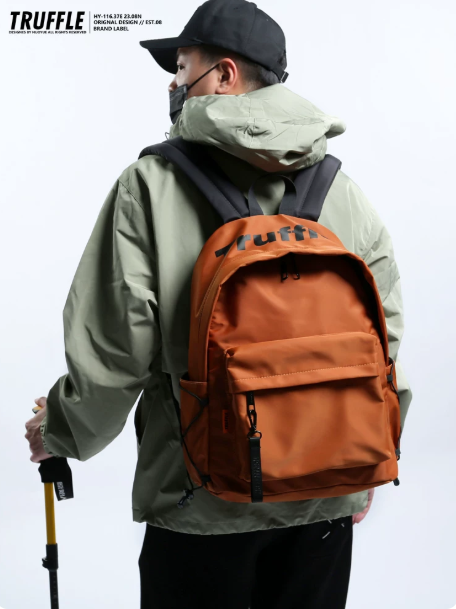 TRUFFLE Casual Lightweight Travel Backpack – Large-Capacity Bag for Male College Students, Junior High Students, and Women; Suitable for Laptops
