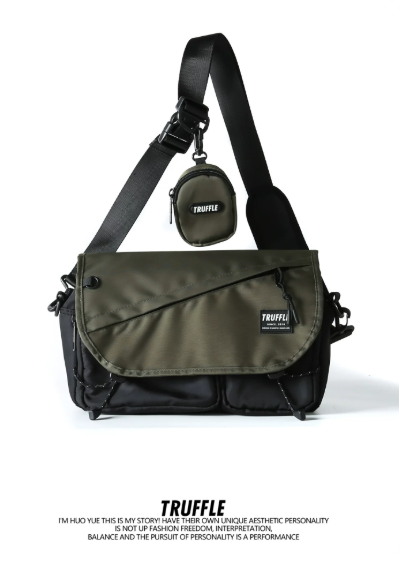 TRUFFLE 2026 New Men's & Women's Shoulder/Crossbody Bag – High-Capacity Messenger Bag Suitable for Students and Commuting