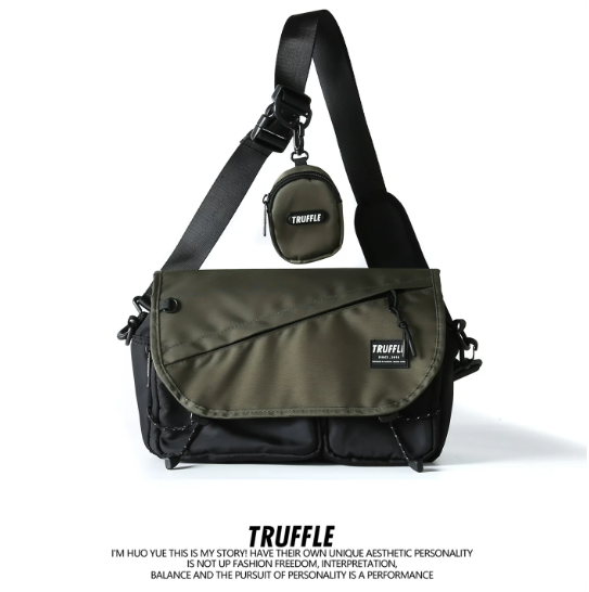 TRUFFLE 2026 New Men's & Women's Shoulder/Crossbody Bag – High-Capacity Messenger Bag Suitable for Students and Commuting