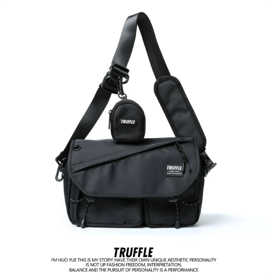 TRUFFLE 2026 New Men's & Women's Shoulder/Crossbody Bag – High-Capacity Messenger Bag Suitable for Students and Commuting