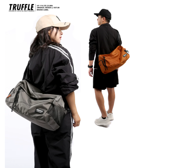 TRUFFLE Premium Men's/Women's Sports & Fitness Bag (Model 2026) – High-End Style, Wet/Dry Separation, Large Capacity, Suitable for Commuting (Shoulder/Crossbody)