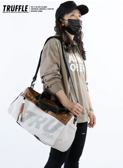 TRUFFLE Original Ethnic-Style Large-Capacity Travel Bag – Suitable for Men & Women (Shoulder/Crossbody/Gym/Short-Trip Handheld)
