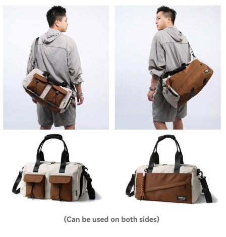 TRUFFLE Large-Capacity Travel/Handheld Bag – Unisex Shoulder & Crossbody Bag; Suitable for Sports, Gym, Short Trips, and Commuting