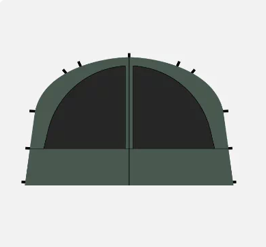 Tawa Dome Gen 2 M1 Pro Outdoor Canopy Tent – Large Silver-Coated Shelter for Camping and Patios
