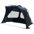DUCKOUT KYARY 2.0 Instant Pop Up Black Coated Tent 2 Person Quick 30 Second Setup UPF50+ Waterproof PU1500 Sun Shelter with Expandable Awning for Park Picnic Beach Backyard